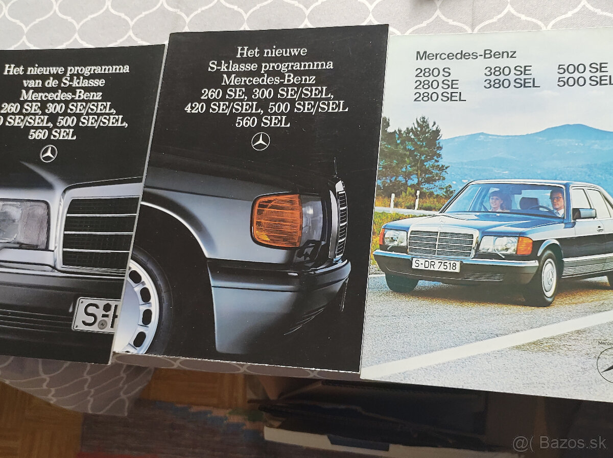 Prospekty Mercedes W126