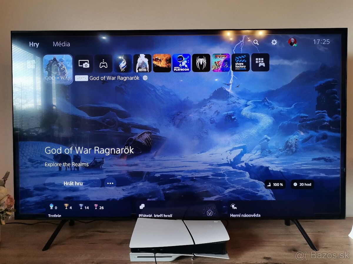 Playstation 5 slim + hry, top stav