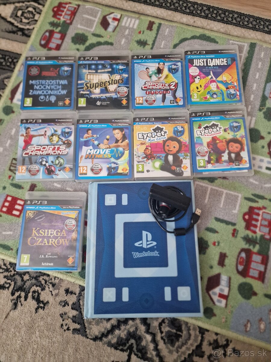 Playstation 3 hry a kamera