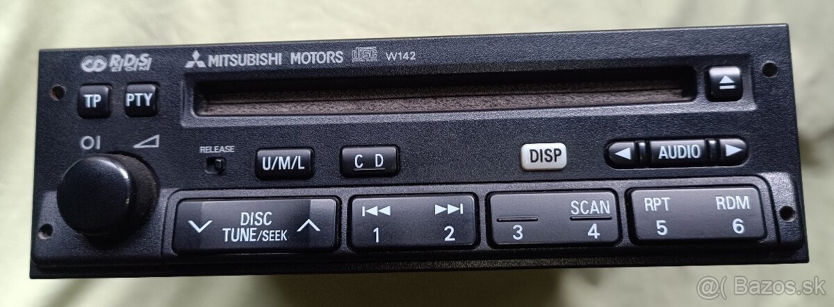 Predám originál autorádio Mitsubishi