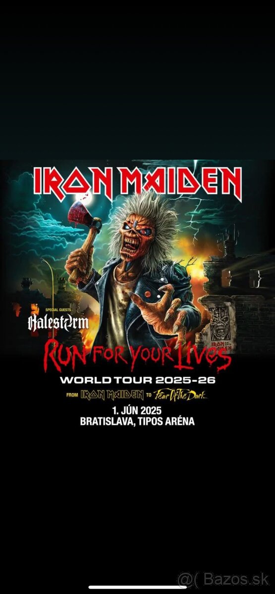 Iron Maiden Lístok