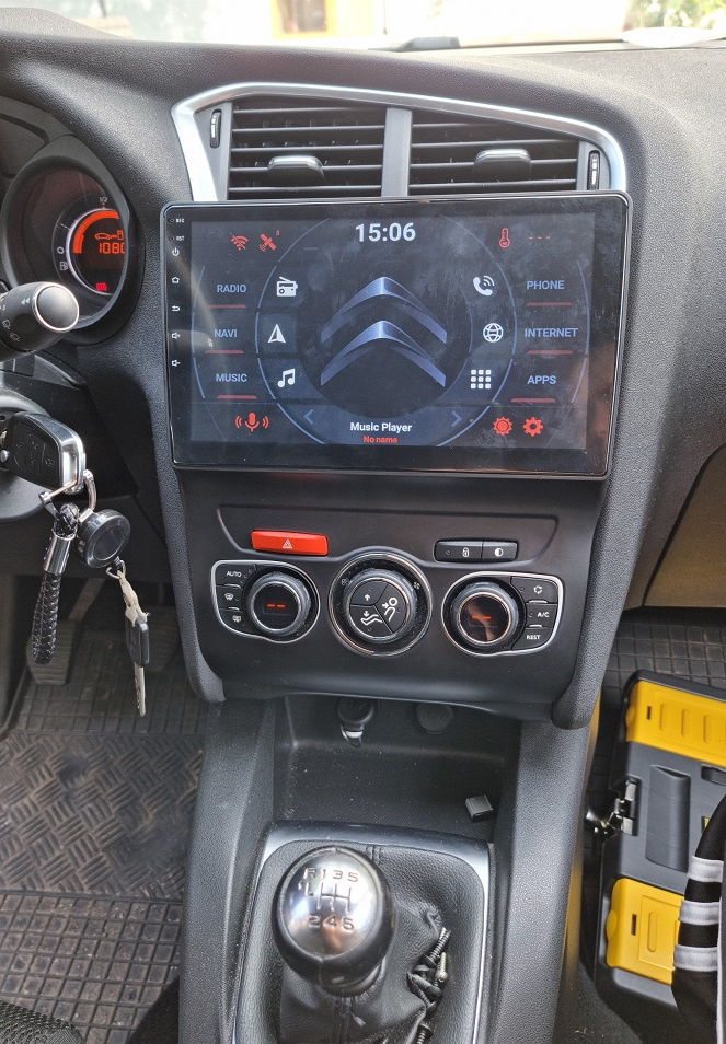 10" CITROEN C4 (2gen.) - ANDROID 13/14 - GPS rádio