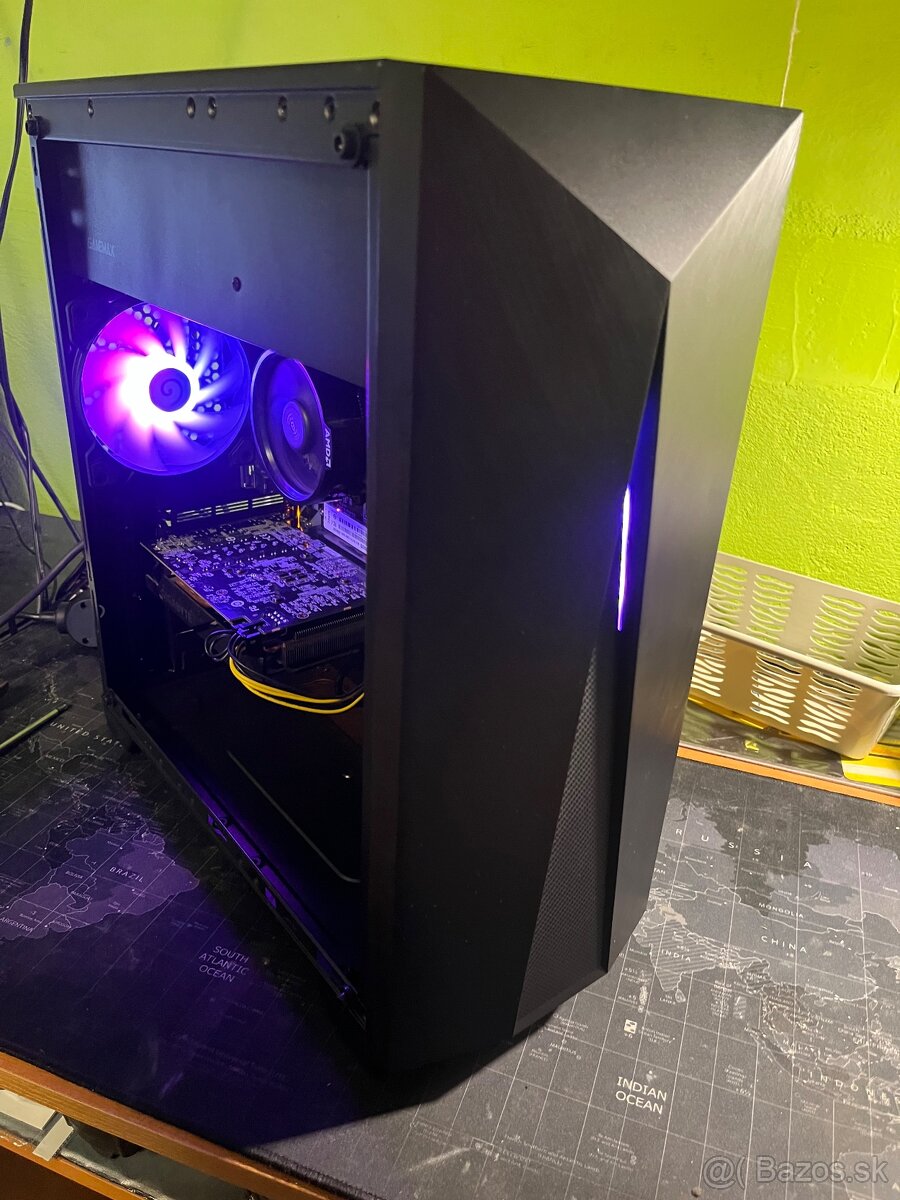 Herny počítač : ryzen 5 2600x , 16gb ram , 500gb ,1660s