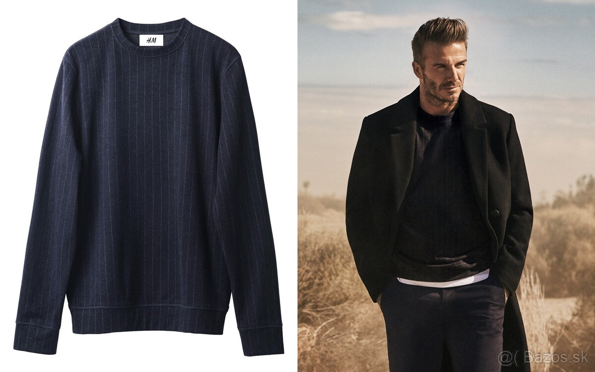 Mikina David Beckham, Mikina Ľanová, Pulóver HM