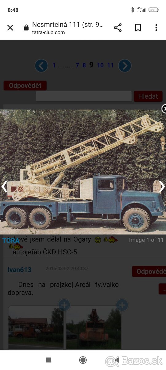 Kúpim žeriav tatra 111