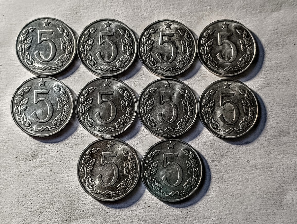 ČESKOSLOVENSKA REPUBLIKA 1960-1990 LOT 5HAL