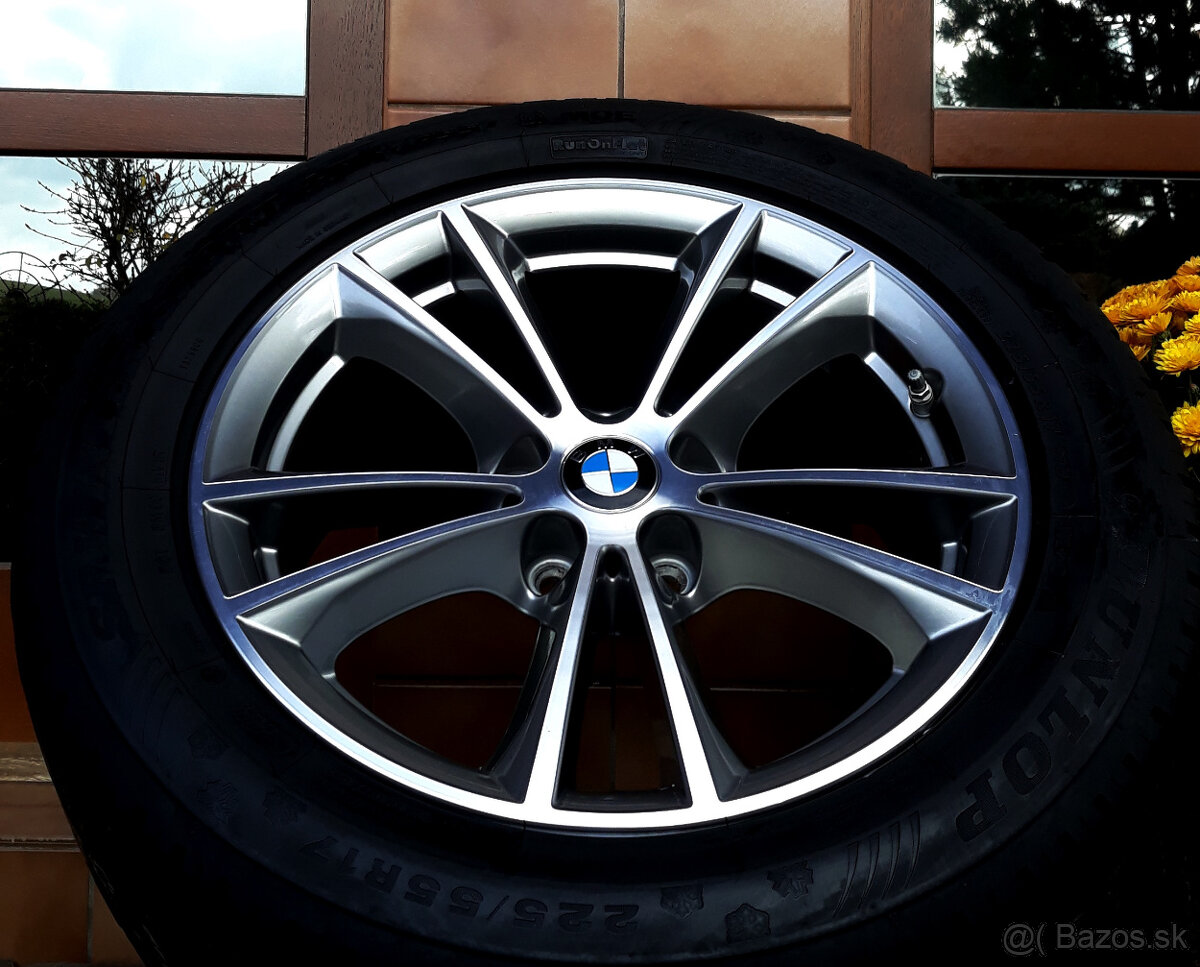 alu R17 5x120 ET27, bicolor, senzory, orig. BMW, nová rada 5