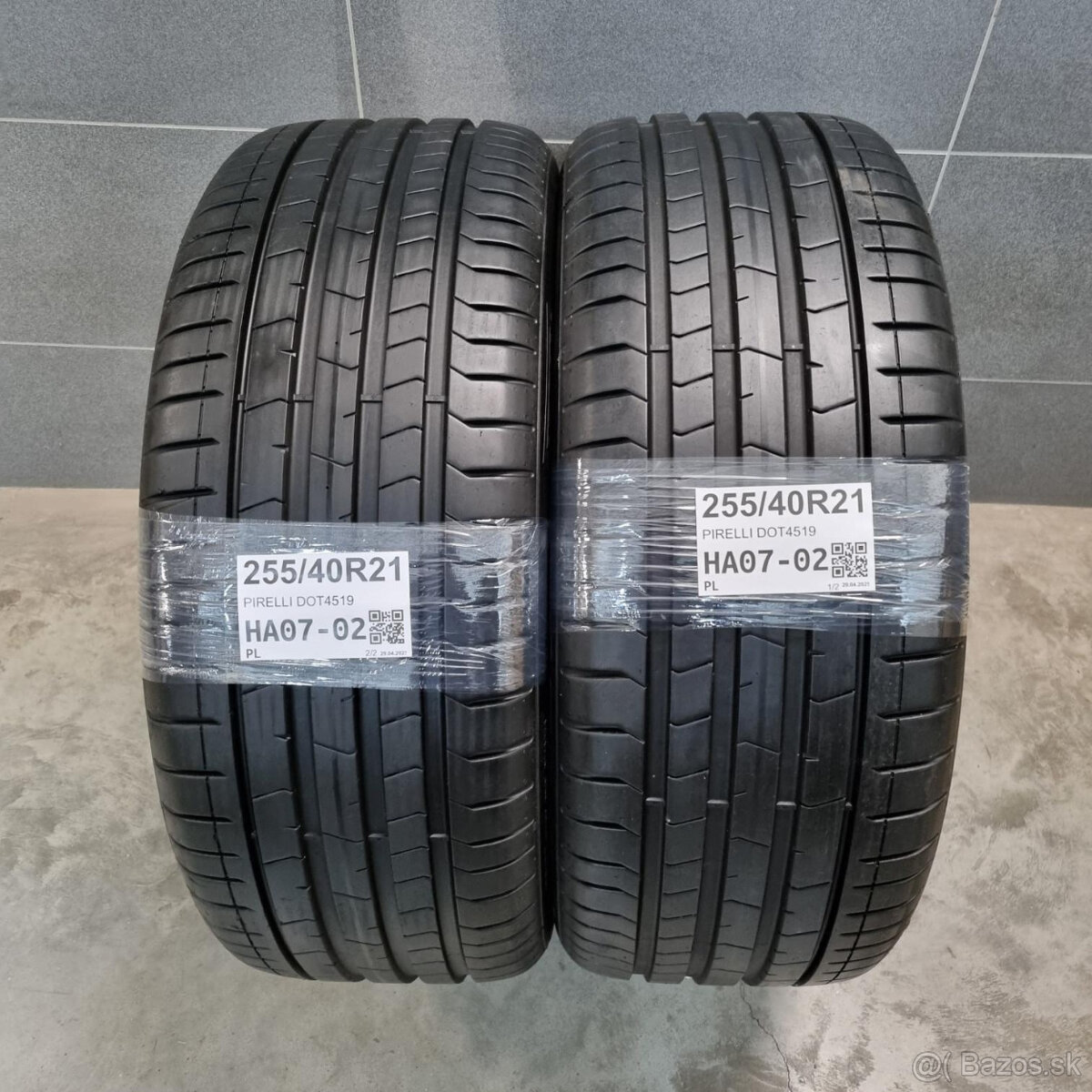 Letné pneumatiky 255/40 R21 PIRELLI DOT4519