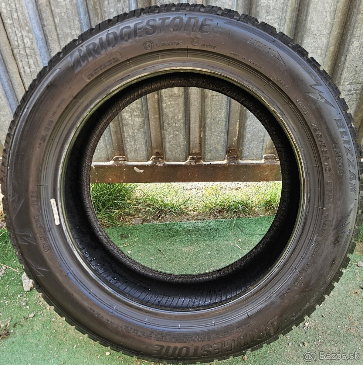 2 KS zimné pneu Bridgestone Blizzak - 195/55 r16 87H