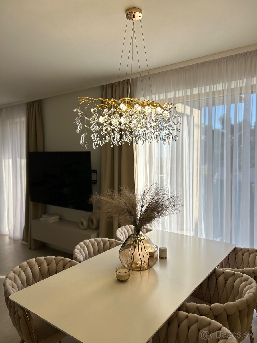 Luxusný krištáľový luster