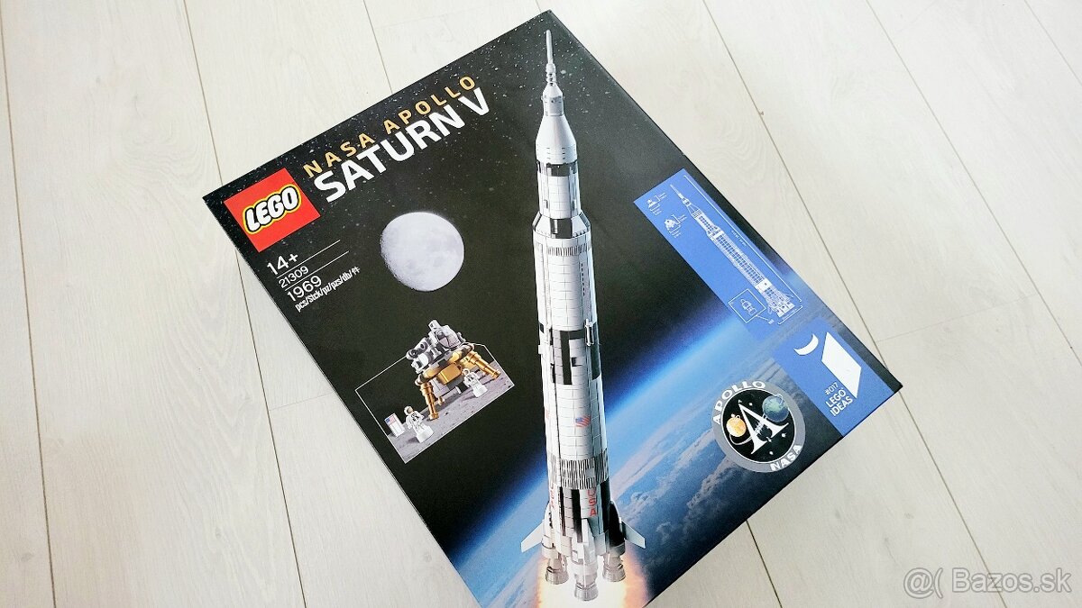 Predám LEGO 21309 - NASA Apollo Saturn V - má až 1 meter