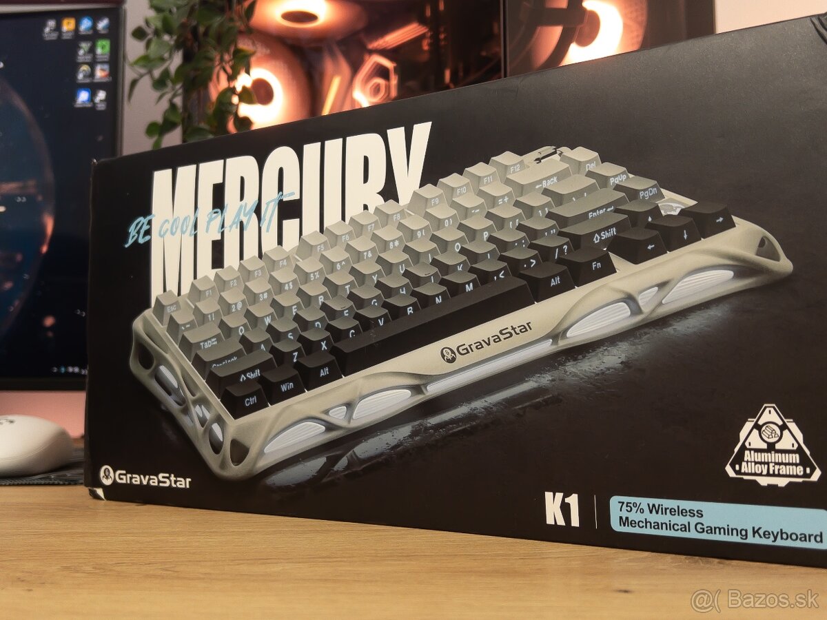 Gravastar Mercury K1 – 75% bezdrôtová klávesnica