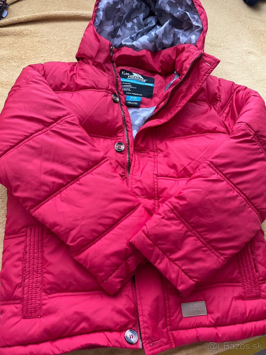 Zimná bunda zn. Trespass 134-140
