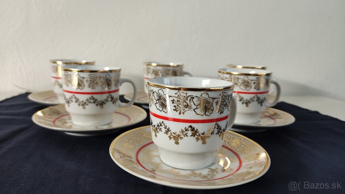 Kávová súprava, Epiag pozlátená