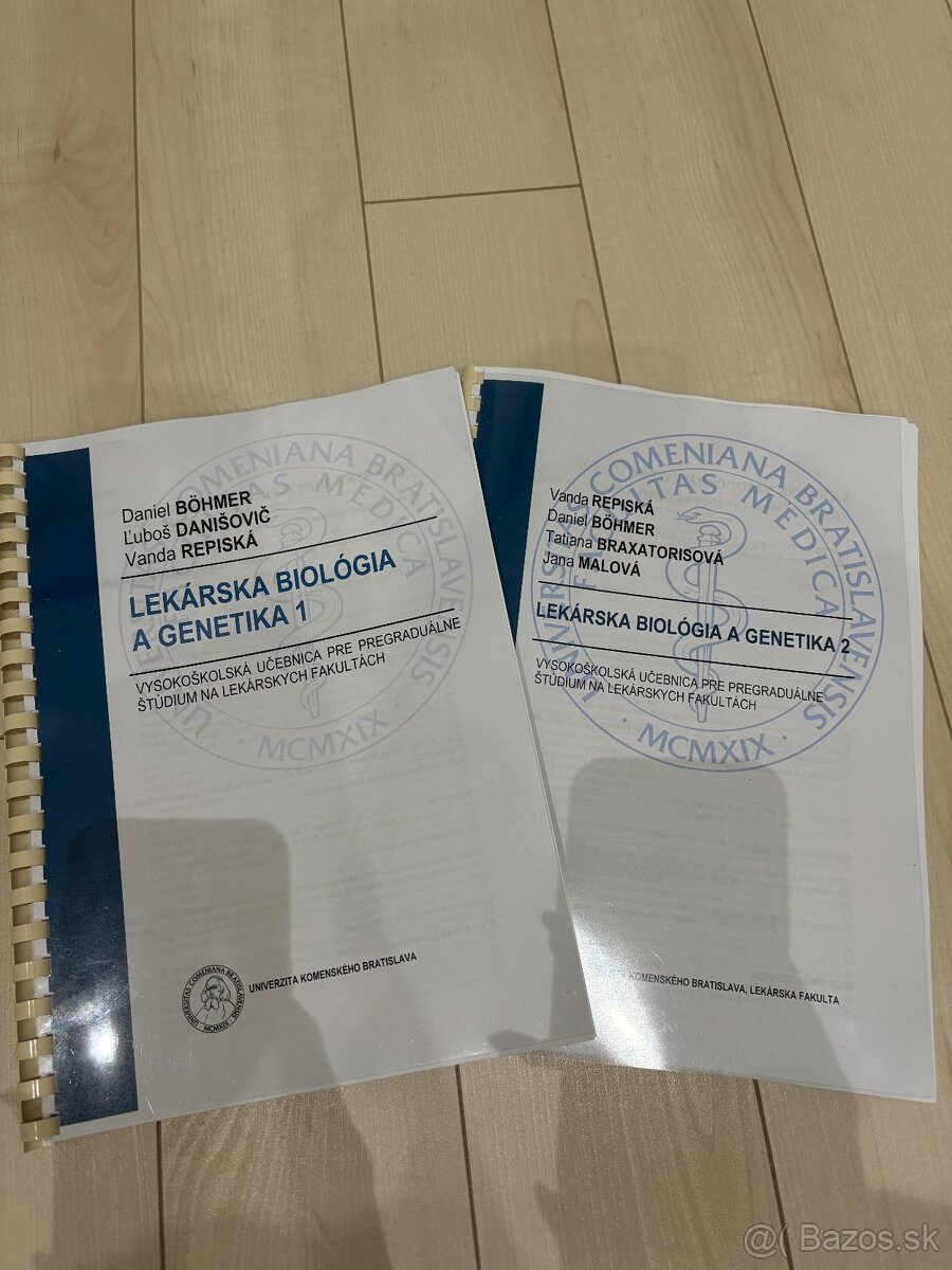 Biológia LFUK učebnica 1,2