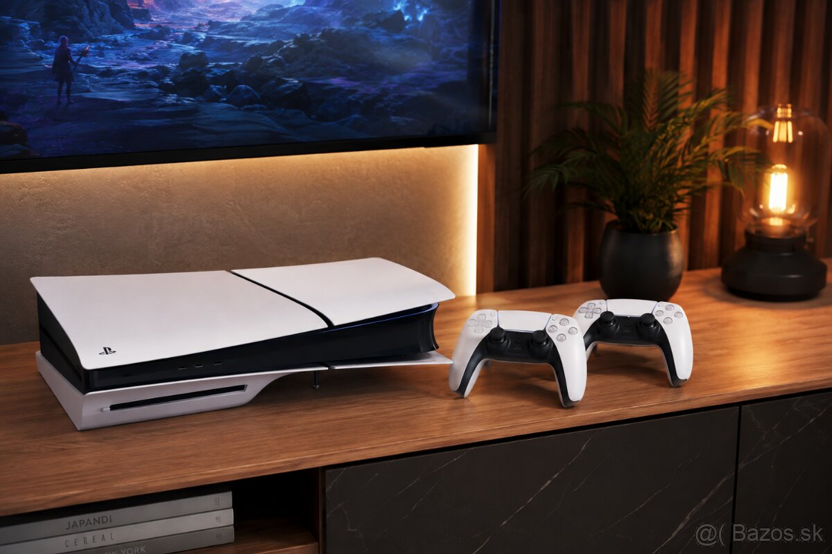 Ps5 Slim s mechanikou + 2 x ovládač