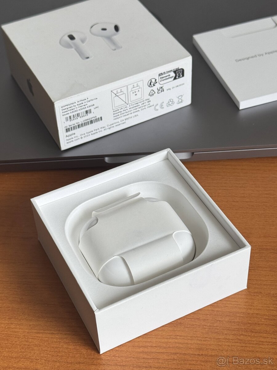 Apple AirPods 4 gen - nové, záruka