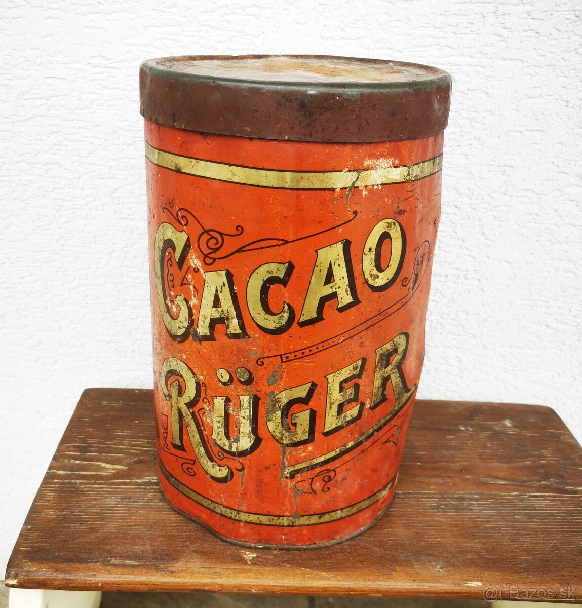Plechová dóza Cacao Ruger