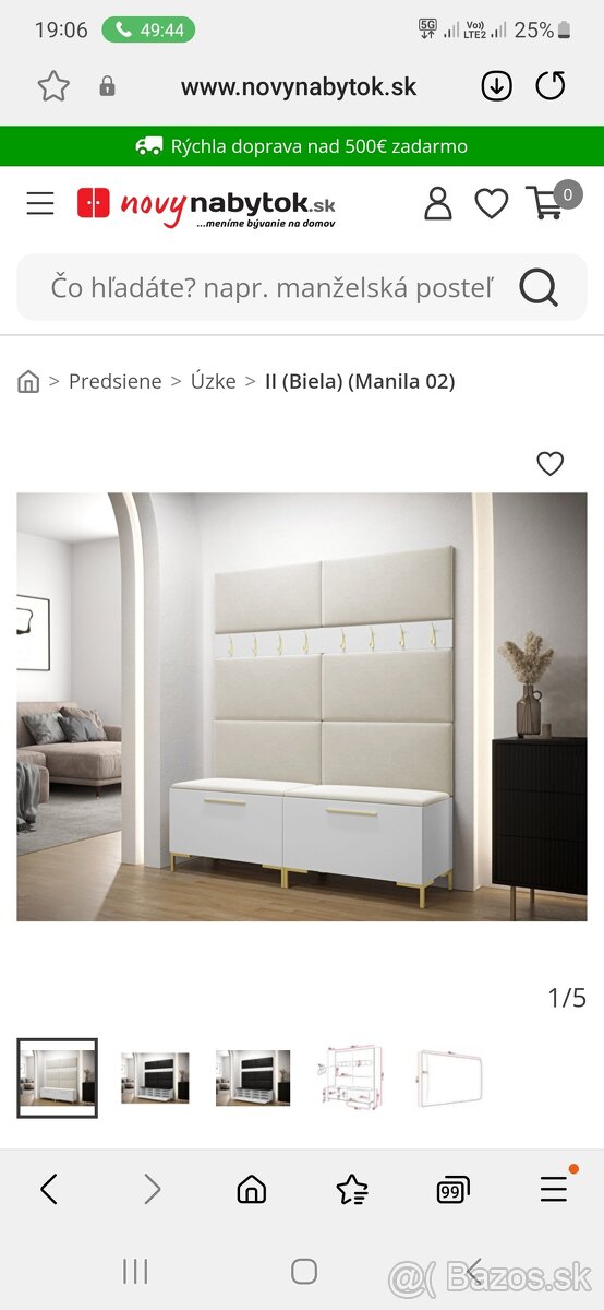 Predsienova zostava / botniky