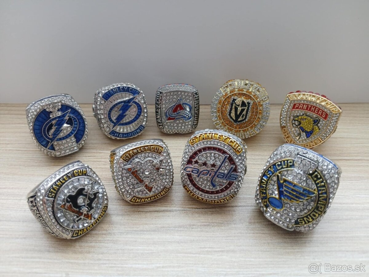 NHL hokejové Stanley cup prsteny