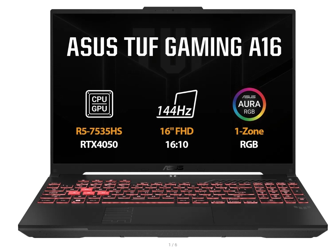 ASUS TUF Gaming A16 FA607NU-RL051W