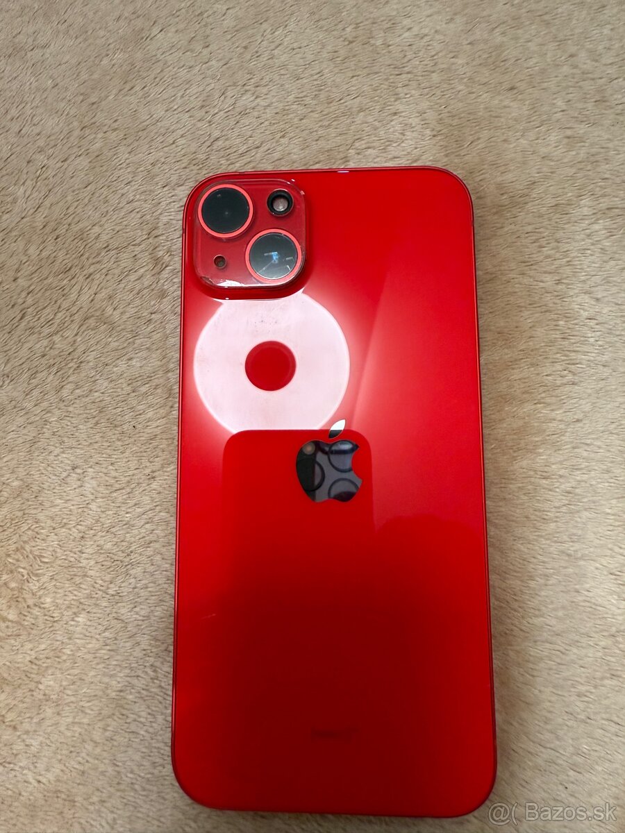 Apple iPhone 14 Plus 256 GB-Červený-Top stav okrem displeja