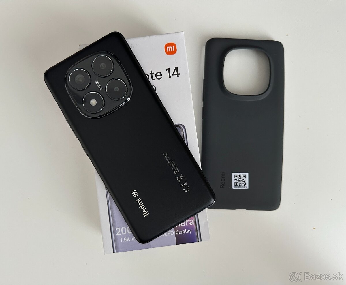 Xiaomi Redmi note 14 PRO 5G, 8GB/256GB, cierny,TOP,ZARUKA