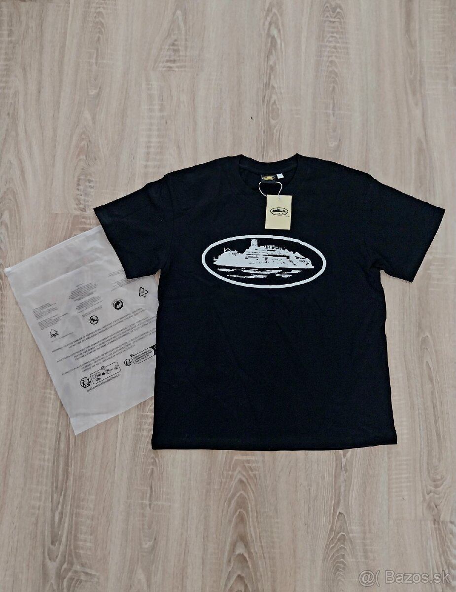 Corteiz tričko čierne