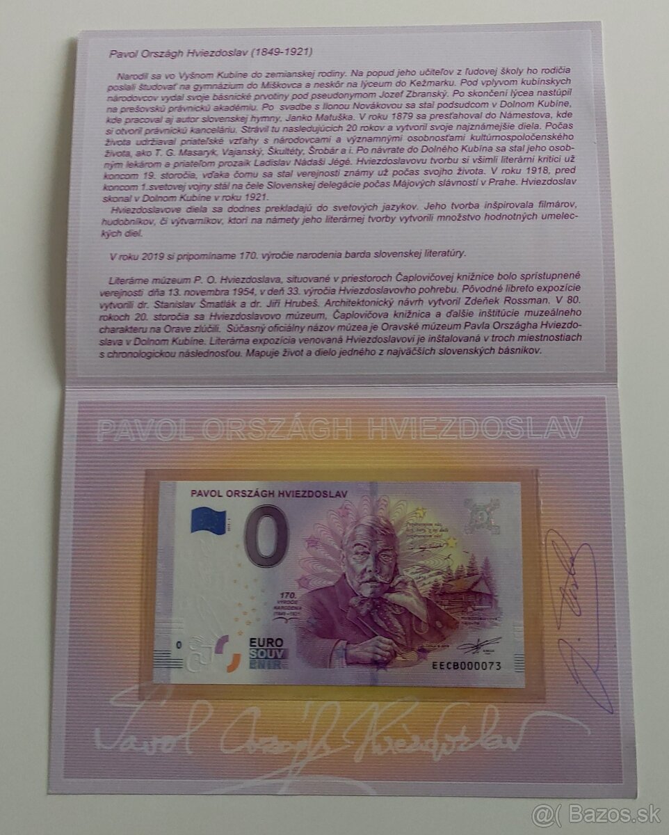 Folder P.O.Hviezdoslav