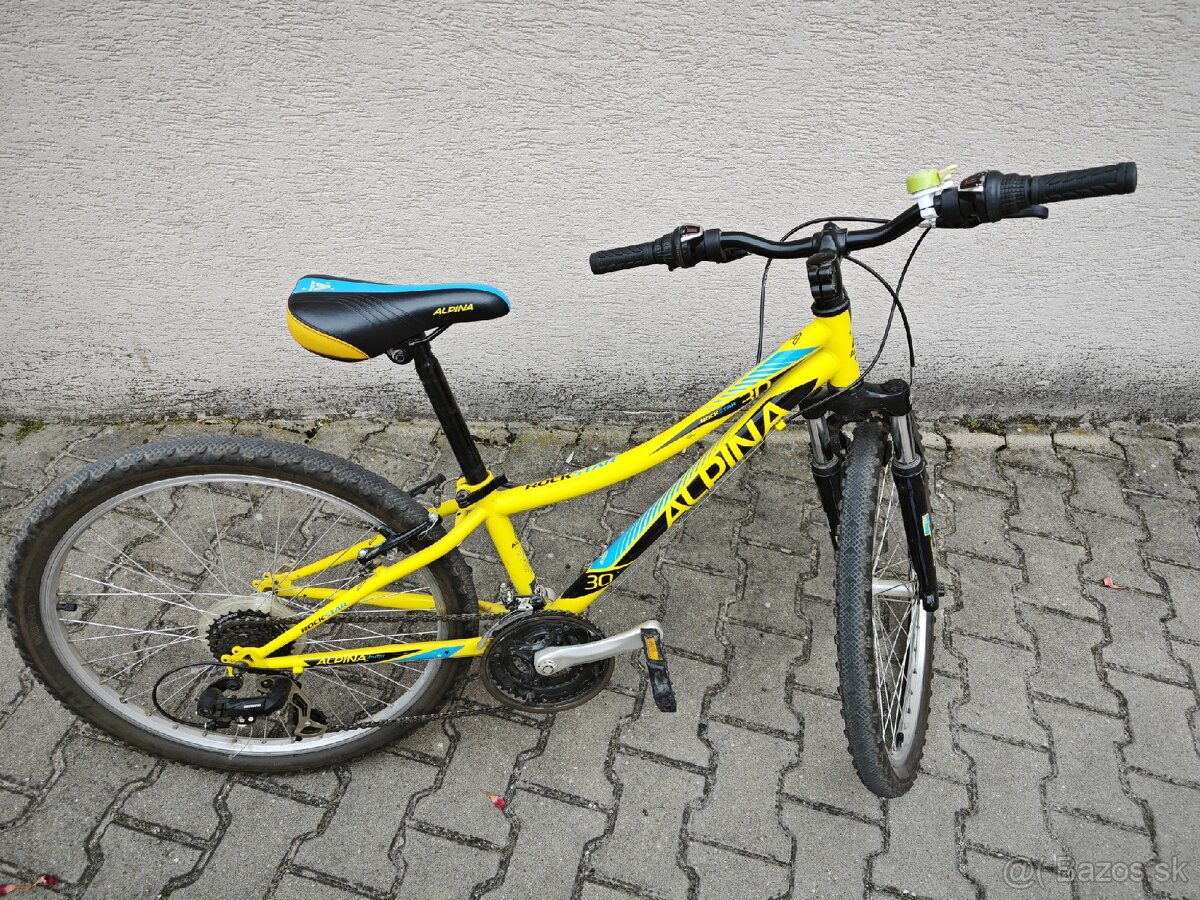 Detský bicykel Kellys Alpina Rockstar, 24" kolesá, 21 prevo