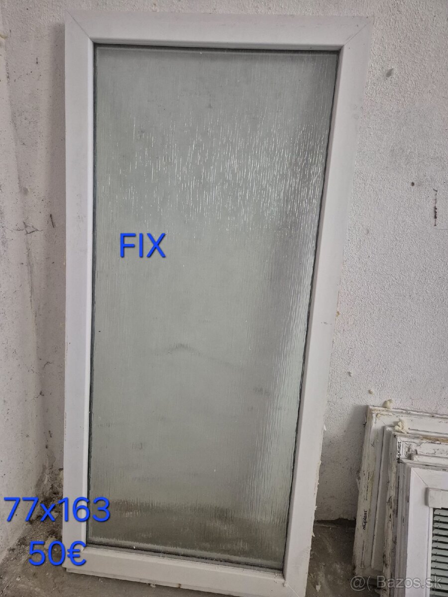 Plastové okno FIX 77x163