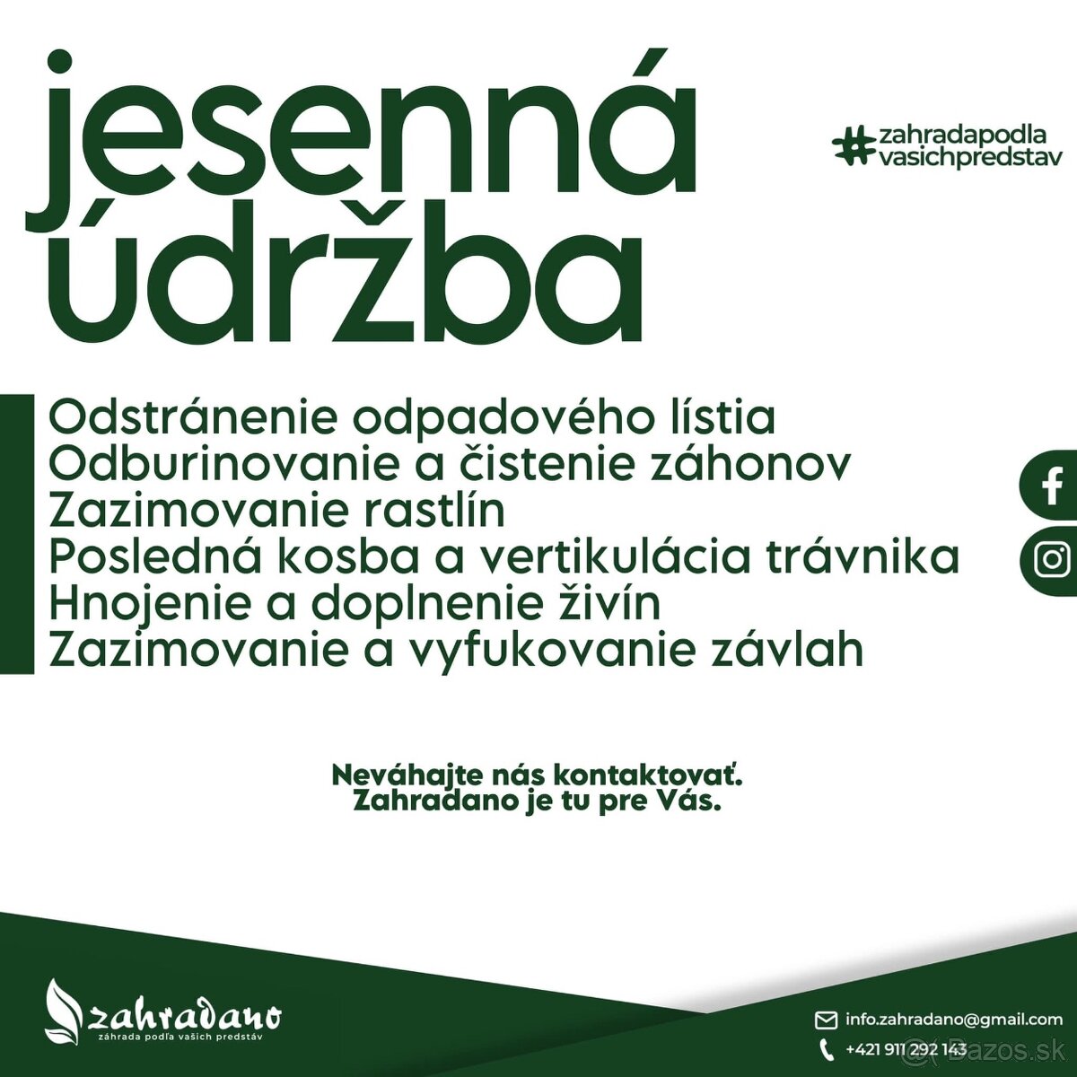 Záhradnícke práce