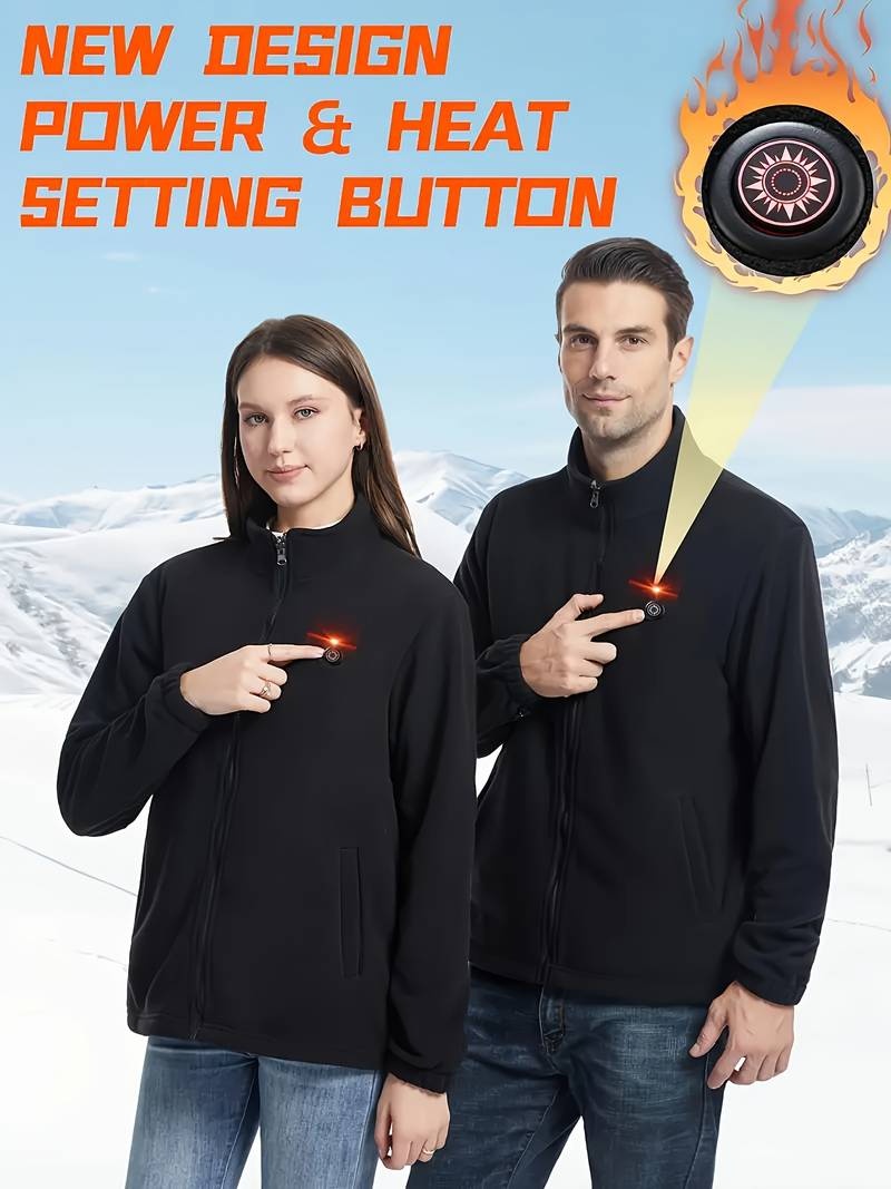 Mikina s elekrickym vyhrievanim