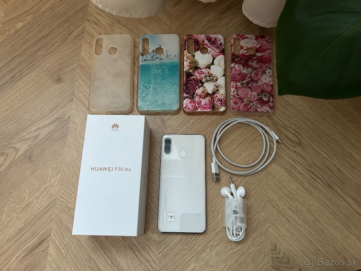Predám Huawei P30 lite biely (128G)
