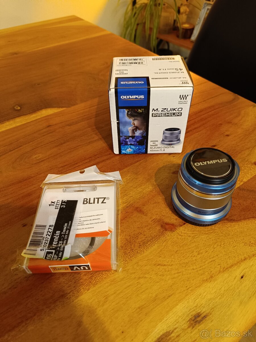 Nový Olympus M.Zuiko Digital ED 45mm f/1.8 Záruka 02.11.2027