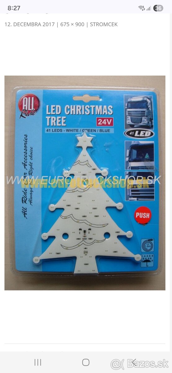 Svetelný RGB stromček - Kúpim