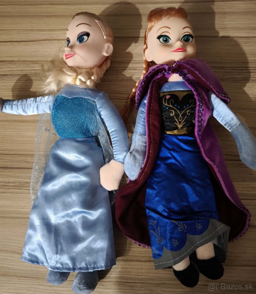 Elsa a Anna spievajú- Plyšové hračky Ľadové Kráľovstvo-