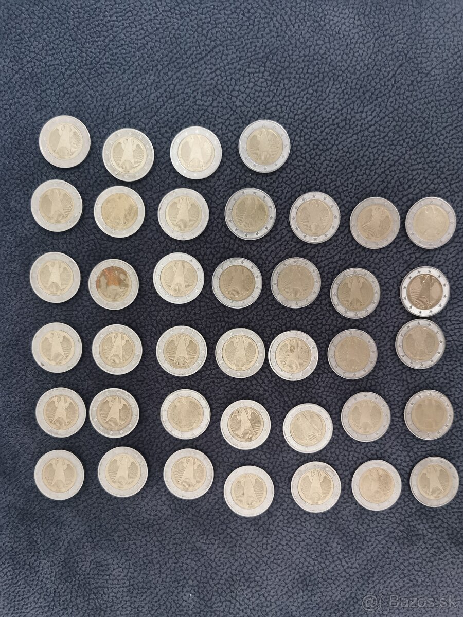 2 eurove mince Nemecko