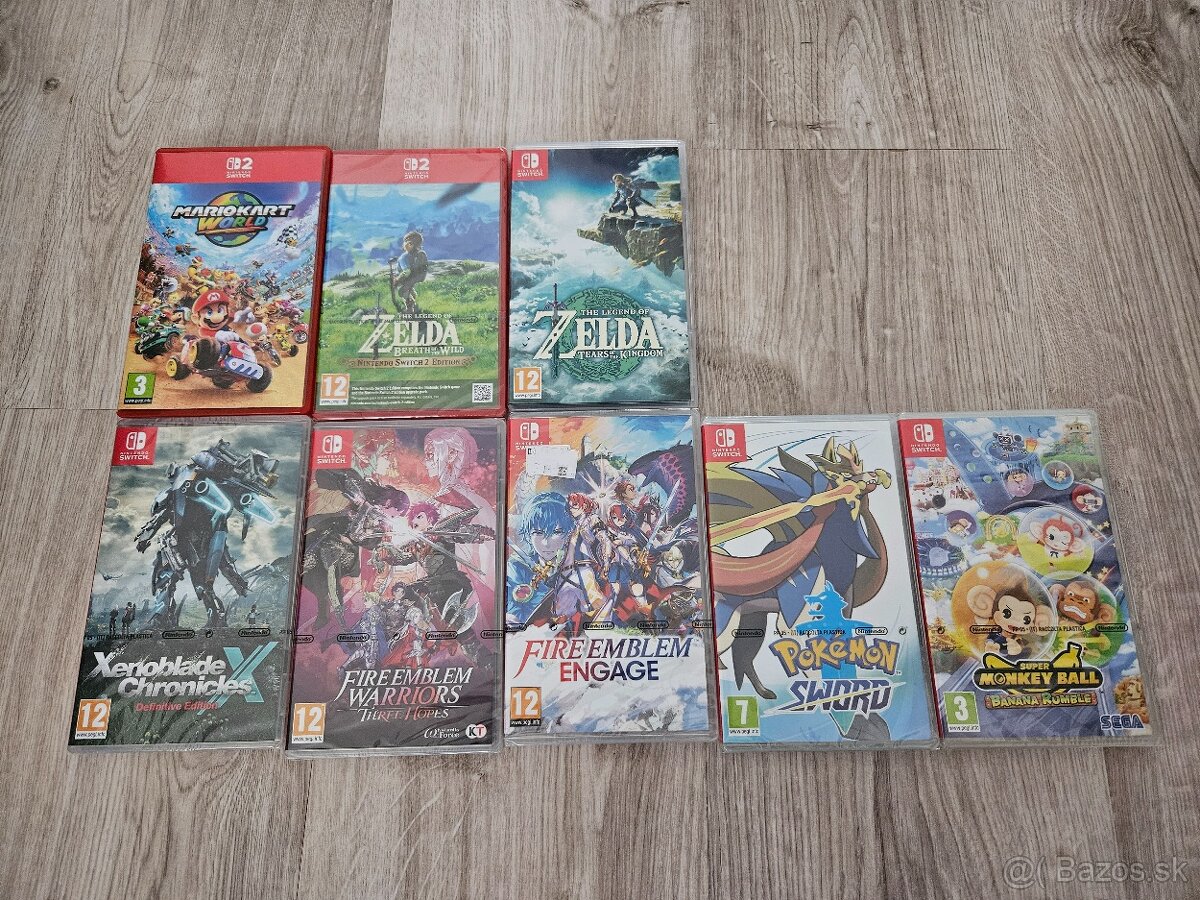Nové Nintendo switch 1 / 2 Hry