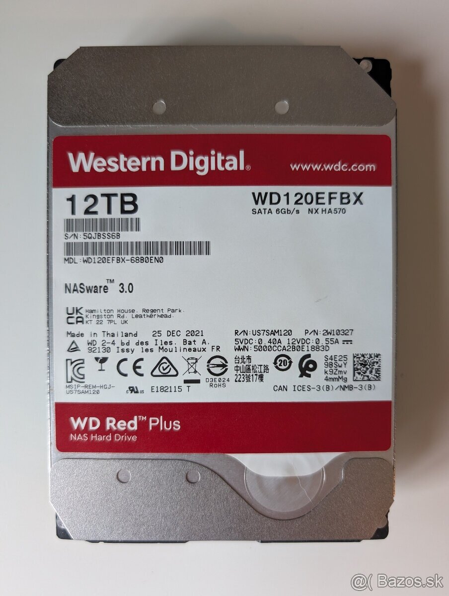 Western Digital 12TB WD120EFBX