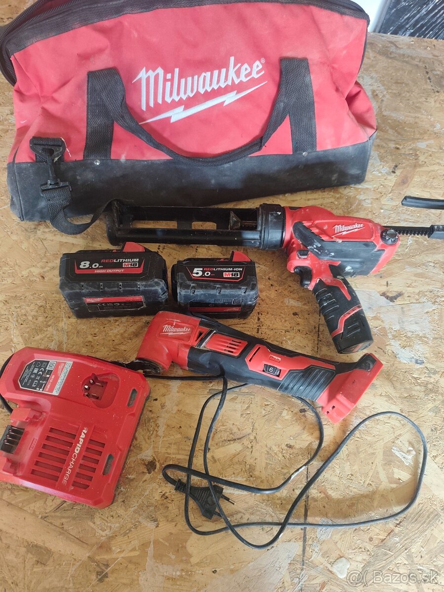 Milwaukee M18BMT, M12PCG