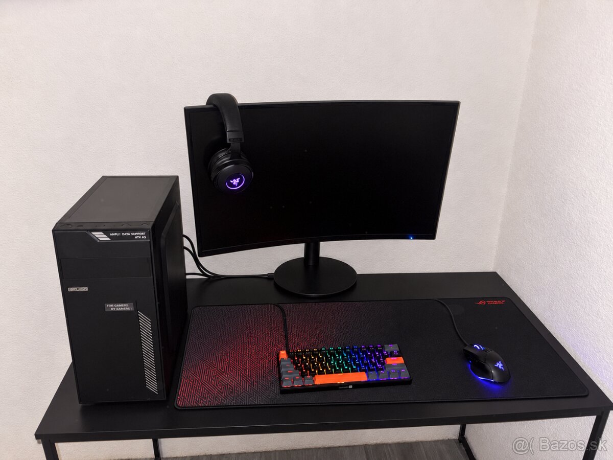 Commputer Setups Predám kompletný herný PC setup pripravený na používanie. - Veľký Krtíš ...