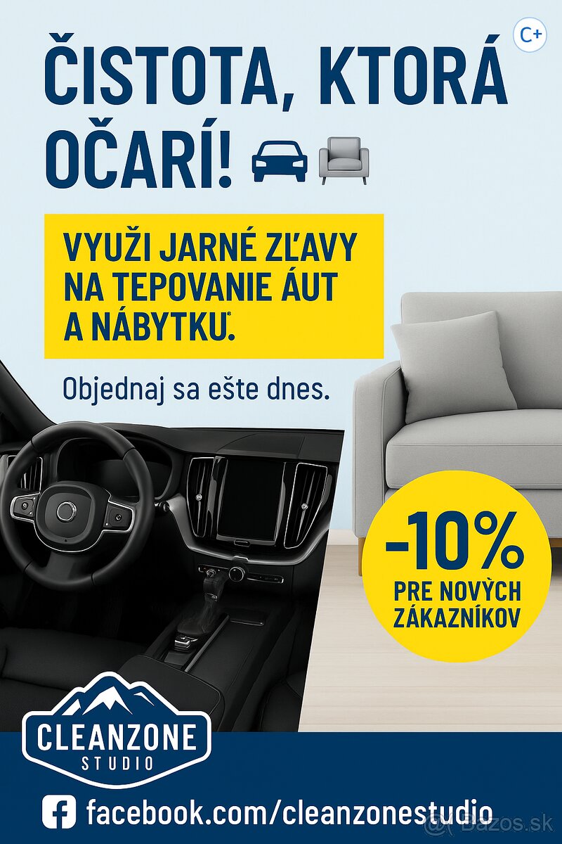 Tepovanie áut a nábytku – Poprad, Kežmarok a okolie