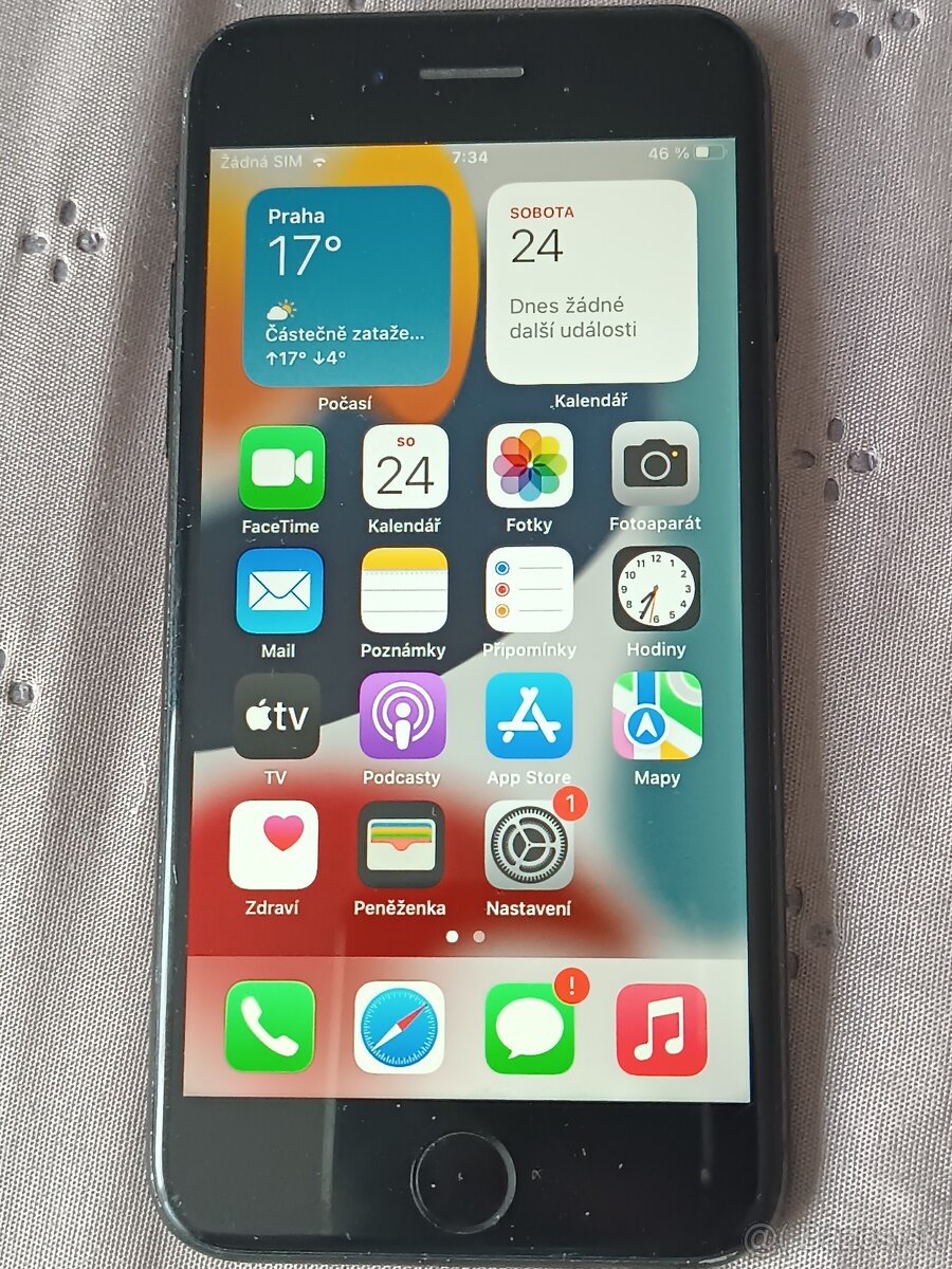 Predám iPhone 7 v elegantnej lesklej farbe Jet Black s kapac