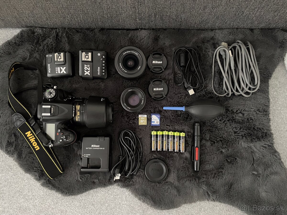 📸 Kompletný fotoštúdiový set na Nikon D7100