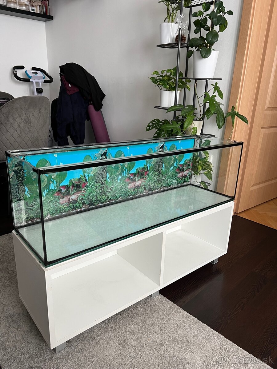 Akvarium 100x30x30 so skrinkou