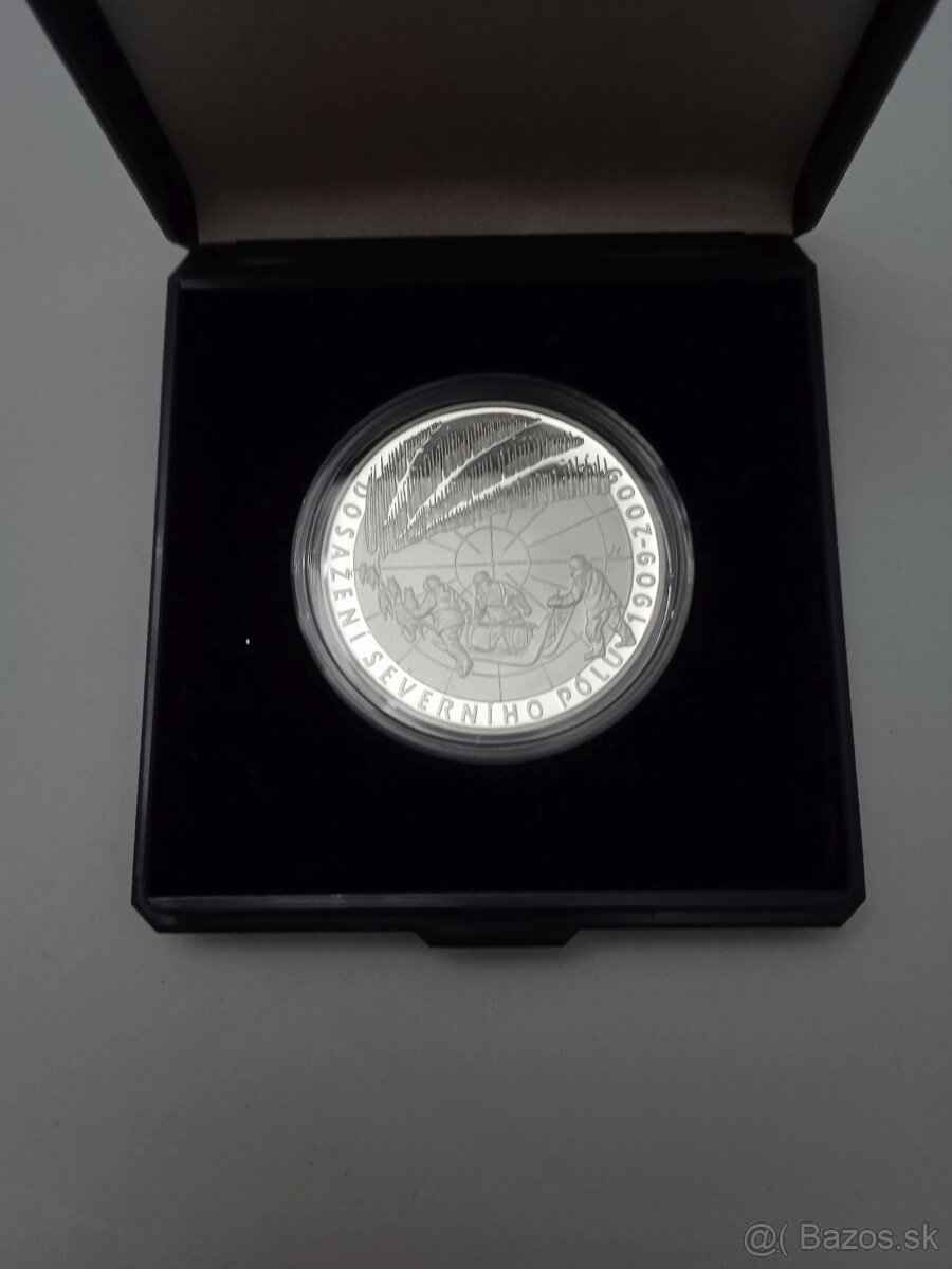 200 Kč - Dosiahnutie Severného pólu 2009 proof.