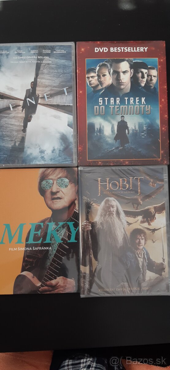 DVD - TENET + MEKY + STAR TREK + HOBIT
