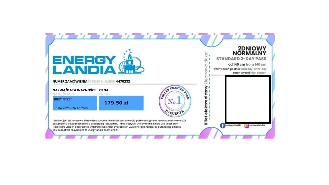 2-dňová vstupenka do ENERGYLANDIE