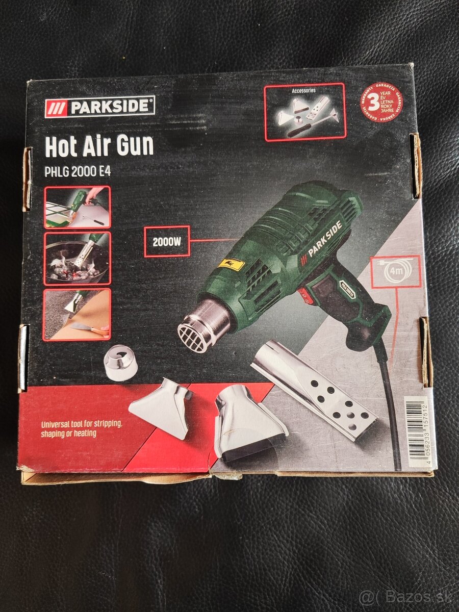 Teplovzdusna pistol parkside